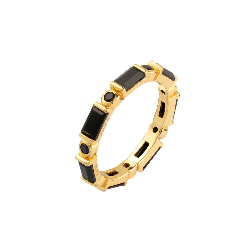 Anillo fino MARILYN - Negro / Oro - Anillos  | Agatha