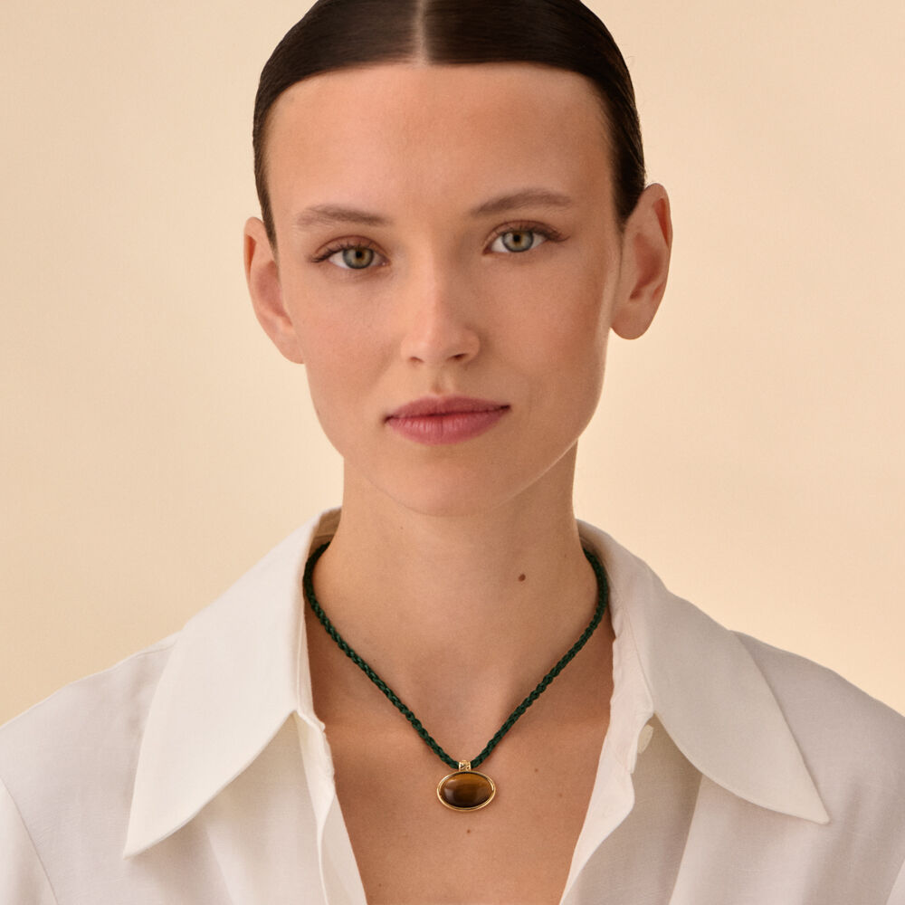 Collar corto RHEA - Tiger eye - Collares  | Agatha