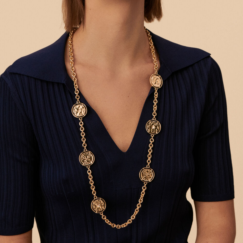 Collar largo 1974 - Dorado - Collares  | Agatha